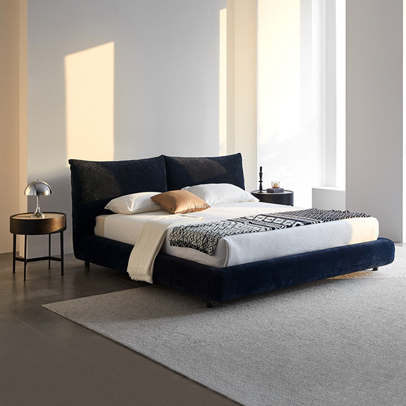 意大利Edra花瓣布艺床现代简约