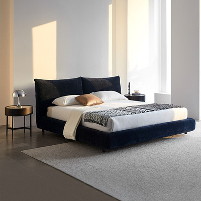 意大利Edra花瓣布艺床现代简约