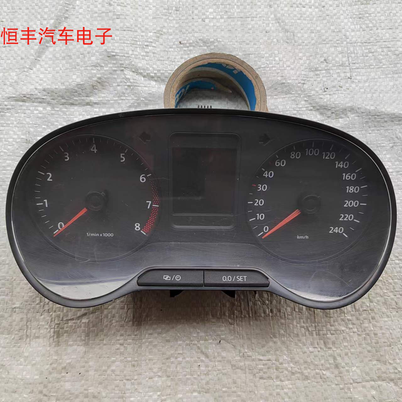 适用于波罗POLO组合仪表盘转速里程表码表水温表总成 6RD920860D