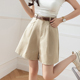 女2026年春夏新款 中裤 时尚 裤 休闲短裤 高腰A字短裤 百搭工装 阔腿裤