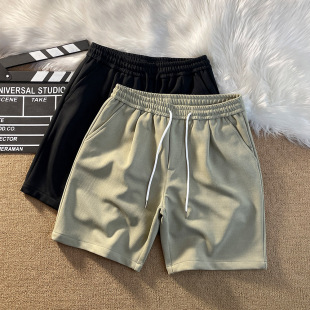 夏季 男宽松潮牌篮球五分裤 休闲运动短裤 重磅280克菠萝格街头美式