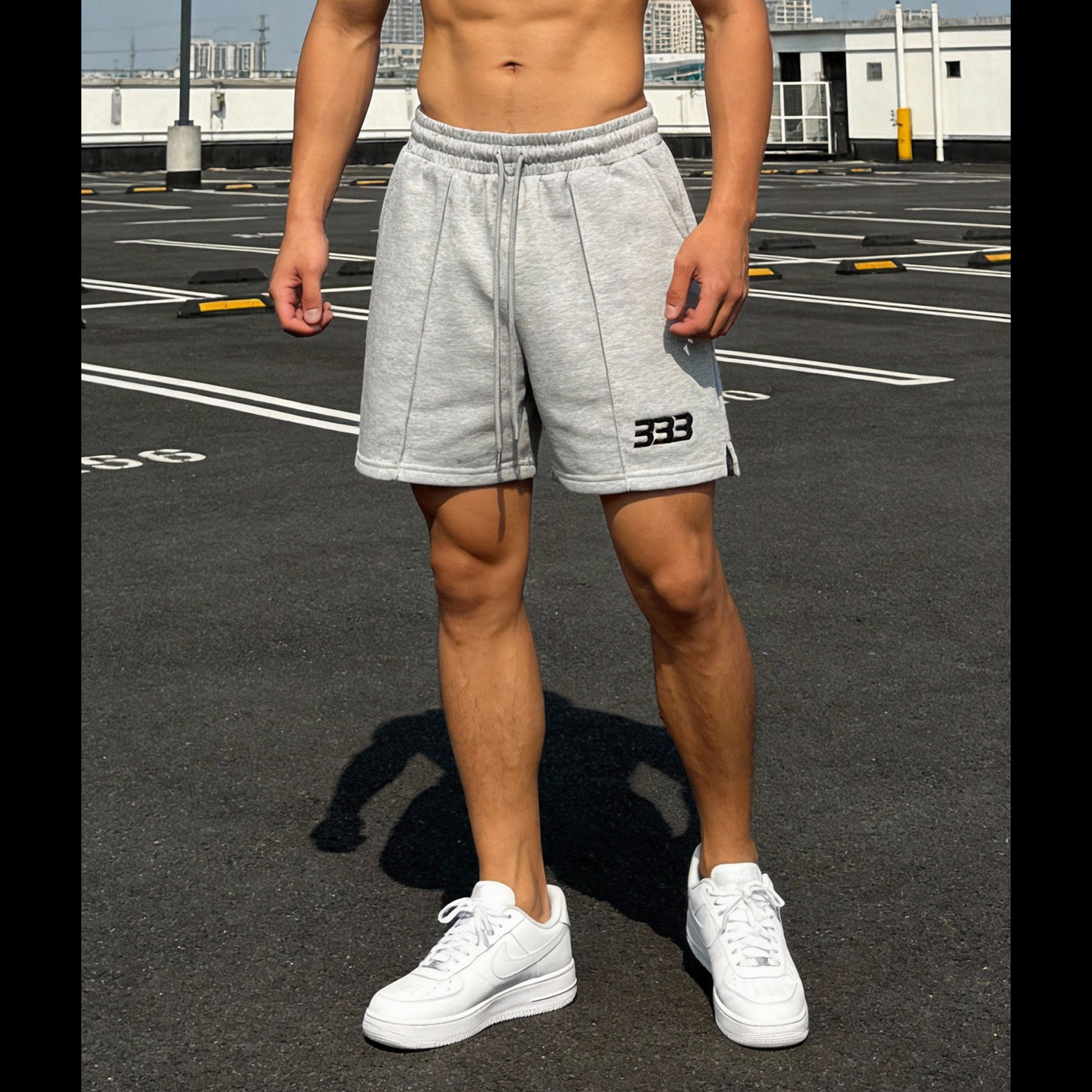 欧美嘻哈男装质感刺绣字母重磅300克毛圈休闲四分短裤篮球裤宽松,男装,短裤,淘宝优惠券,粉丝福利购,淘宝优惠卷