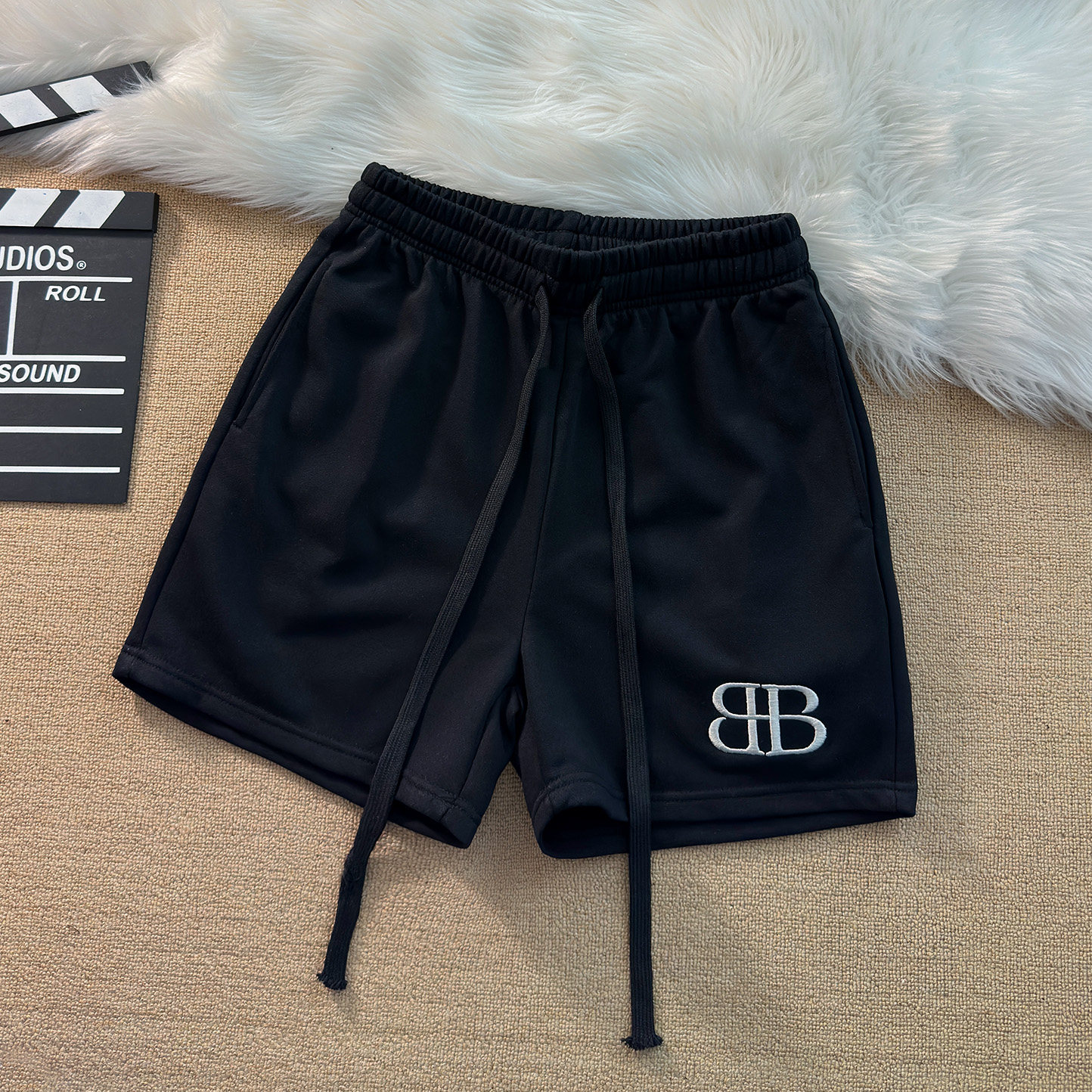 夏季新款美式简约百搭通勤休闲短裤男女运动四分裤宽松百搭卫裤子,男装,短裤,淘宝优惠券,粉丝福利购,淘宝优惠卷