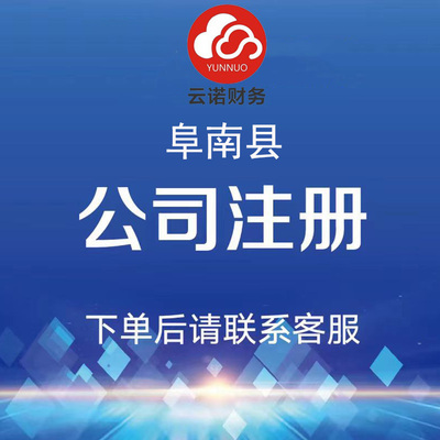 阜南县注册公司代办营业执照个体户