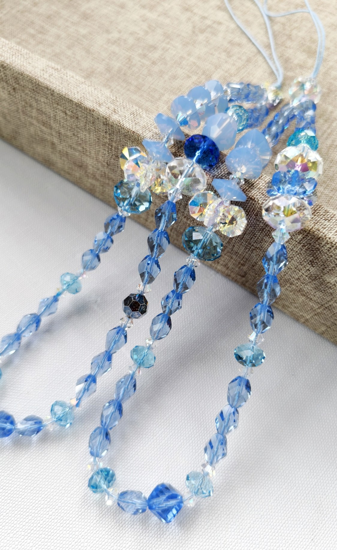 施华洛水晶手机链挂旺运绳挂件手腕款精致女挂链挂饰