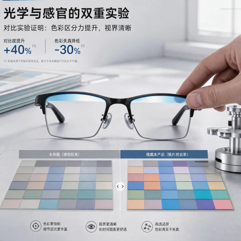 红绿色盲眼镜色盲色弱专用色盲色弱眼镜色盲色弱矫正眼镜送测试图