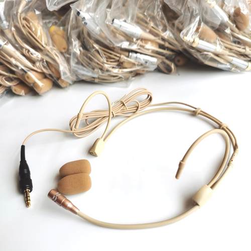 高端品质进口麦芯无线腰包耳挂式头戴麦克风耳麦话筒咪头线海绵套