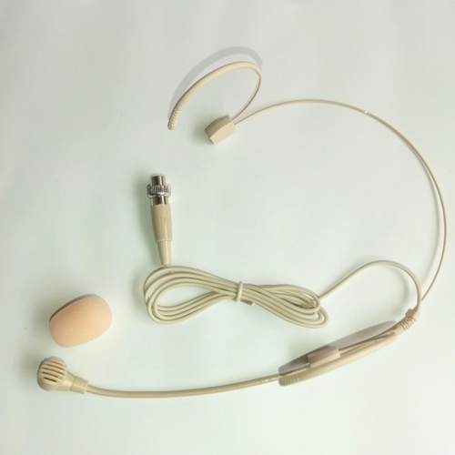 健身房教练头戴麦克风耳麦话筒肤色三针四孔耳麦线