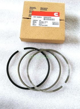 东风康明斯6CT发动机活塞环3802429四配套 上压缩环 油环 DCEC