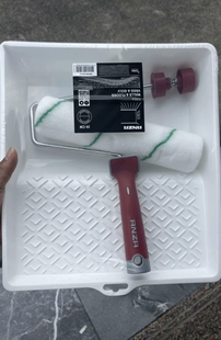 纹理细腻9寸套装 毛长10mm 进口宽25cm 安哲滚筒小羊皮瑞典原装