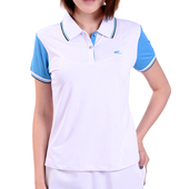 运动t恤女短袖 速干吸湿排汗撞色显瘦上衣中老年健身服员工服 夏季