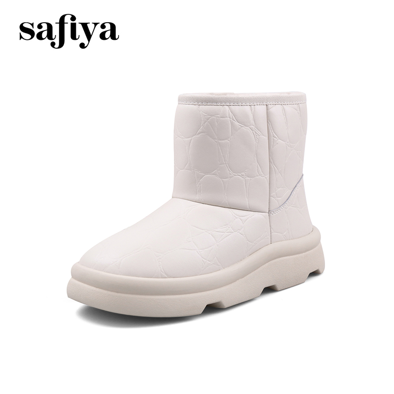 索菲娅简约舒适保暖加绒雪地靴