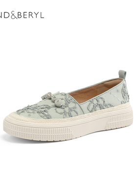 Fondberyl/菲伯丽尔春秋款渔夫鞋圆头浅口厚底单鞋女FB31111021