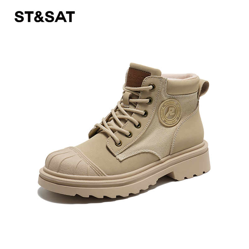 星期六春秋时尚街头英伦风马丁靴