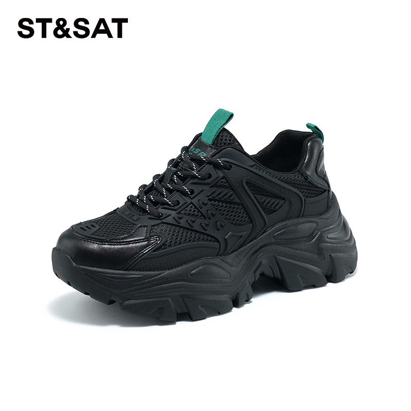 星期六厚底增高休闲老爹鞋