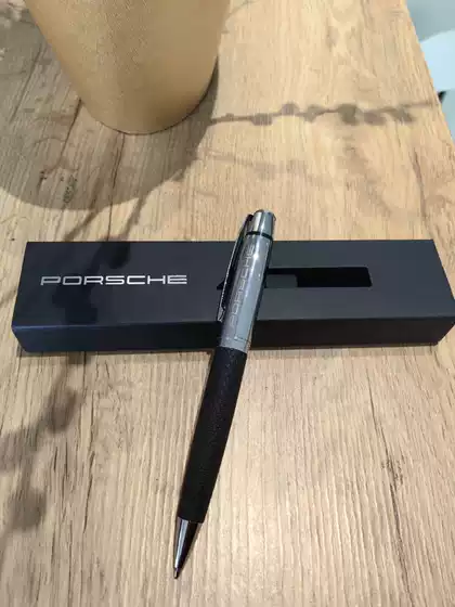 Suitable for Porsche Special Signature Pen 911 Sports Car Signing Ceremony Men's Gift 0.7 Black