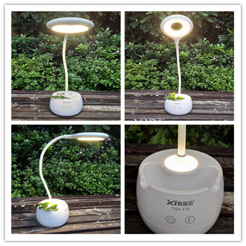 LED锂电池充电插电护眼触摸调光带笔筒小夜灯USB超亮应急台灯暖光,家装灯饰光源,阅读台灯(护眼灯/写字灯),淘宝优惠券,粉丝福利购,淘宝优惠卷