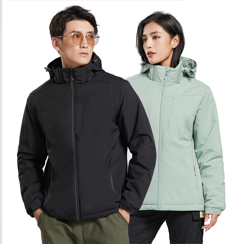 龙狮戴尔男女款防泼水防风软壳衣