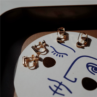 单拍万能耳夹转换器隐形耳夹配件直插侧插U形夹螺旋螺丝夹