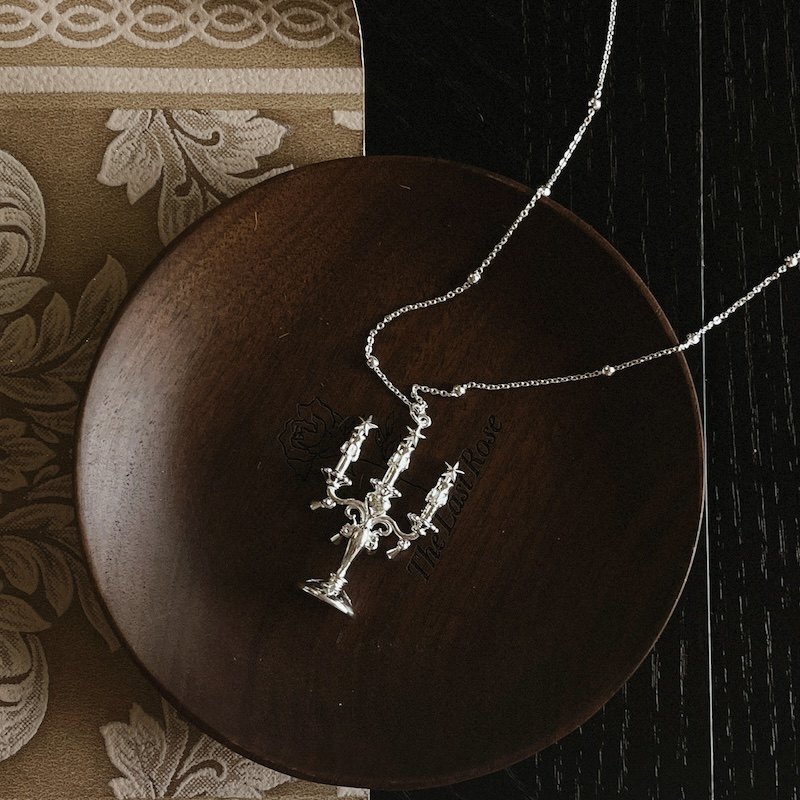 上新9折 星星烛台吊坠项链原创小众艺术设计感百搭个性颈链毛衣链,饰品/流行首饰/时尚饰品新,项链,淘宝优惠券,粉丝福利购,淘宝优惠卷