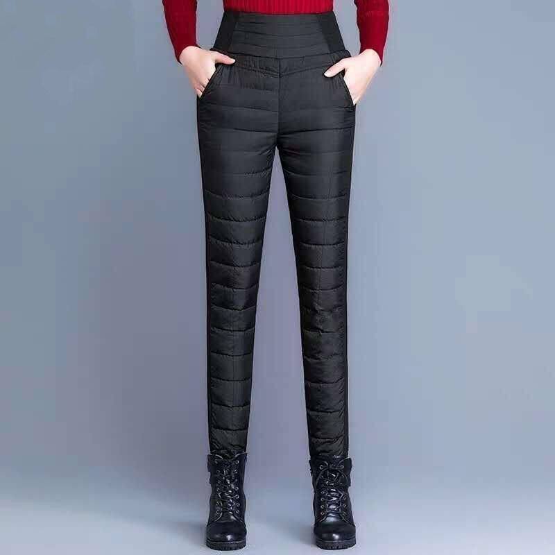 羽绒棉裤女外穿高腰新款女士弹力修身韩版加厚抗寒冬季保暖棉裤女,女装/女士精品,棉裤/羽绒裤,淘宝优惠券,粉丝福利购,淘宝优惠卷
