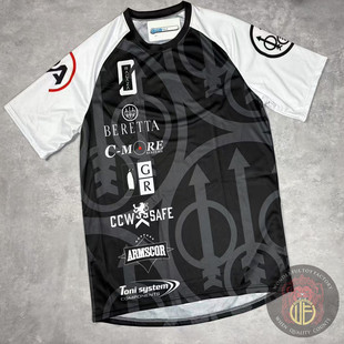 美利坚洋行意大利贝雷塔 TEAM BERETTA 排汗射手服体能短袖 美码