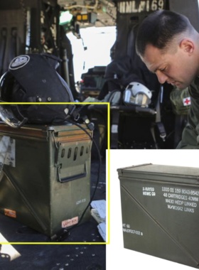 美利坚洋行系统级供弹模组铁箱 M134火神炮弹药箱 收纳箱