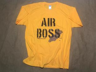 美利堅洋行獨家AIR-BOSS航空管制員劇場版咖啡跡紀念踢袖純棉T恤