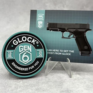 美利坚洋行2026 SHOT SHOW会场限定版 Glock Gen 6 PVC纪念章