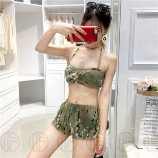 美利堅洋行特價MULTICAM戰術運動瑜伽褲迷彩短裤休闲热裤彈性女褲