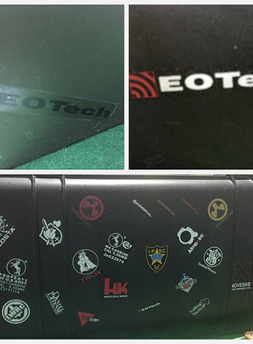 美利堅洋行獨家EOTECH全息瞄專屬水貼戰術貼紙拉桿箱個性