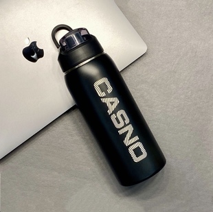 正品卡西诺保温杯便携式吸管杯316内胆学生成人运动保温水杯750ml