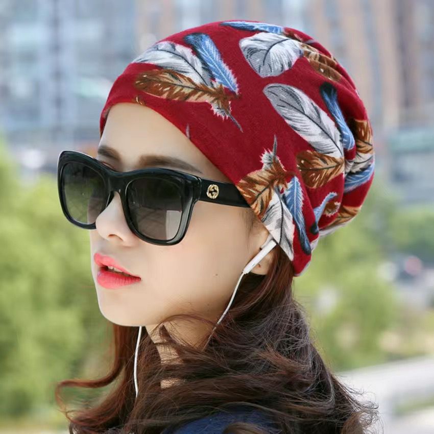 女秋冬季高档围脖防晒帽子套头帽包头帽堆堆帽女士帽月子帽现货