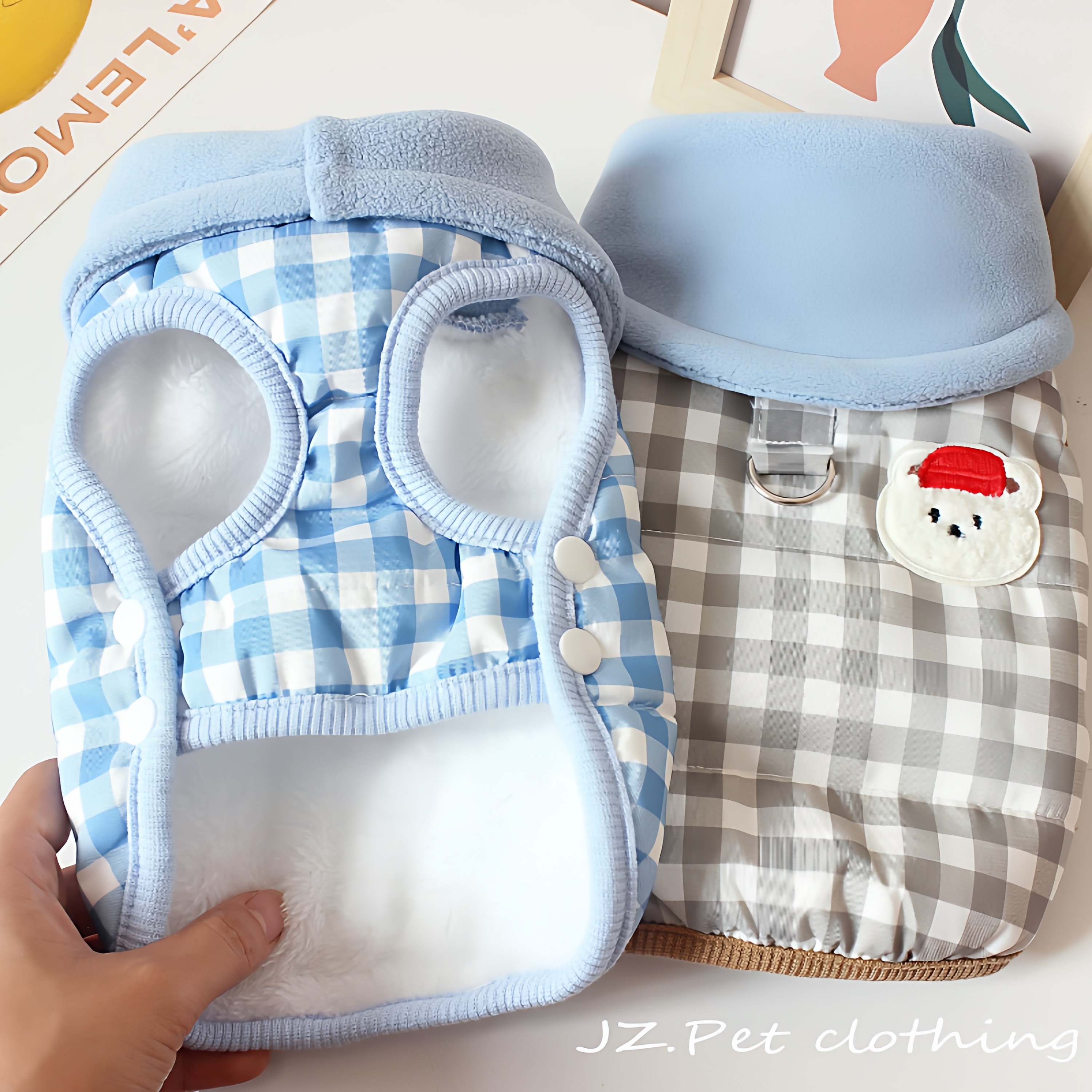 狗狗衣服宠物服装小型犬猫咪泰迪比熊秋冬装保暖加厚侧扣格子马甲,宠物/宠物食品及用品,狗宠物服装/雨衣,淘宝优惠券,粉丝福利购,淘宝优惠卷