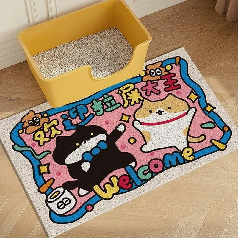 卡通可爱猫砂盆垫耐脏易打理控砂落砂防外溅超大号丝圈过滤宠物,宠物/宠物食品及用品,狗窝/屋/帐篷/沙发,淘宝优惠券,粉丝福利购,淘宝优惠卷