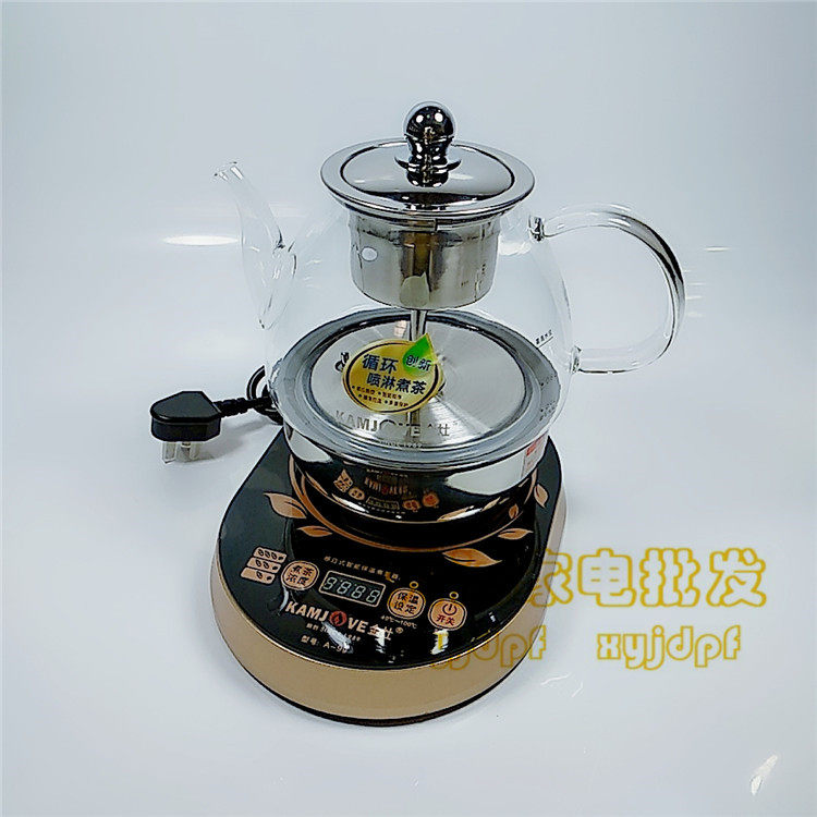 kamjove/金灶a-99煮茶器玻璃蒸汽煮茶壶电茶壶黑茶普洱喷淋a99壶