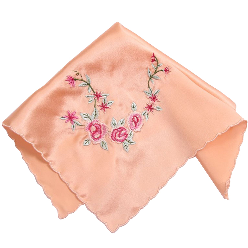 古代汉服婚庆礼品杭州女真丝手帕