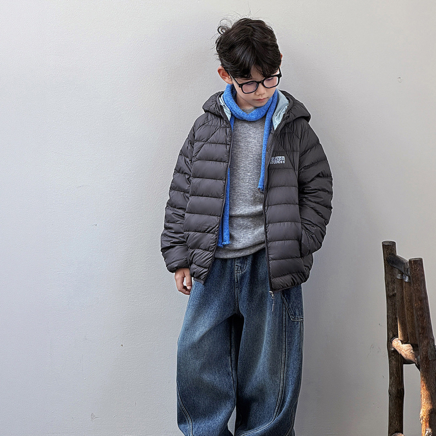 【9月22日新品包邮】男童深秋韩版童装2026儿童百搭轻薄羽绒服