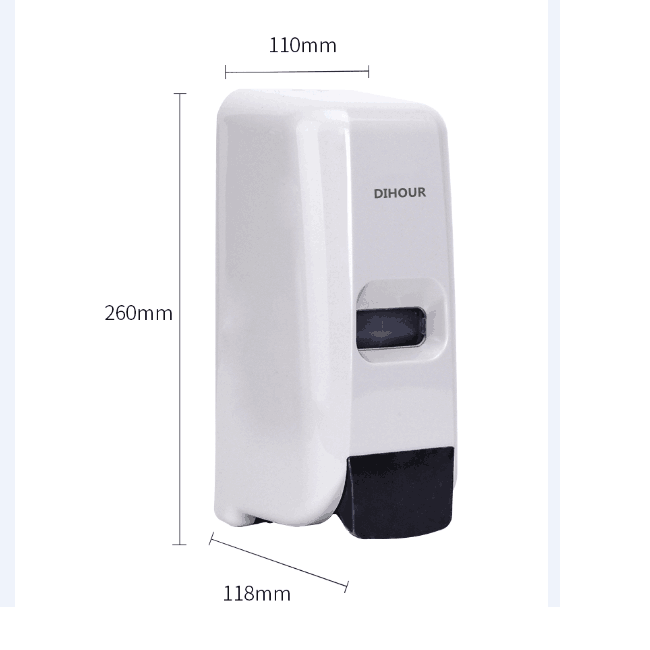 DH1009塑料手动按压皂液器800ml洗手液盒滴液给皂液机400ml泡沫