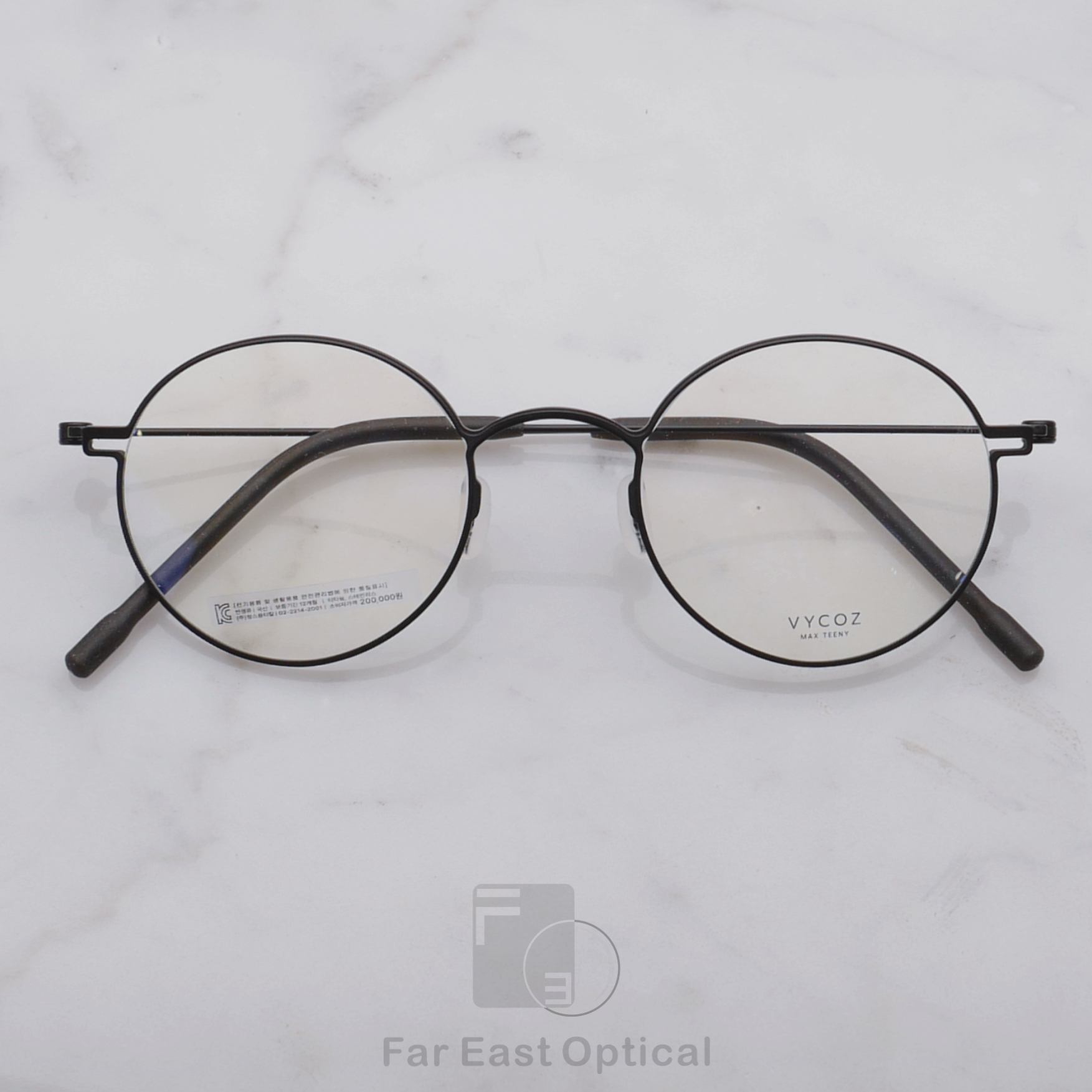 韩国小飞机薇可兹VYCOZ钛金属镜框无螺丝儿童款近视光学镜架DIYA