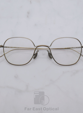 YUICHI TOYAMA外山雄一复古多边形镜架近视眼镜超轻男女镜框U-156