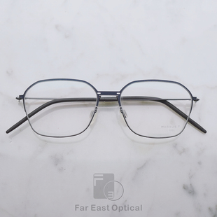 T眼镜L1055德国手工镜框无螺丝全钛方框轻薄近视眼镜架 Markus