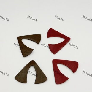 饰皮 饰皮大衣皮草箱包娃娃DIY车线装 MOCHA新款 三角油边装