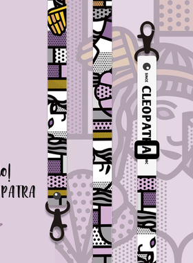 SDAN埃及艳后可调节长度斜挎绳手机壳挂绳挂脖防丢微单相机带