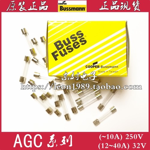 BUSSMANN BUSS保险丝 AGC-1-2-3-4-5-6-7-8-9-10-15-20-25-R 250V - 封面