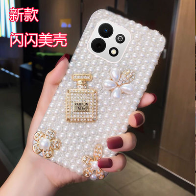 适用于华为畅享90plus手机壳全包边JUY-AL50保护壳软硅胶畅享90plus手机壳带香水瓶防摔女款水钻外壳手机套5G