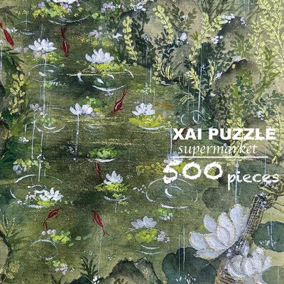 原创独家手绘中式艺术拼图