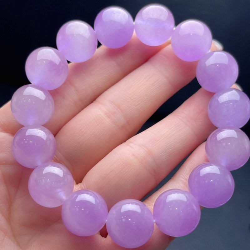 天然缅甸老坑翡翠冰种紫罗兰淡紫圆珠子手串手链珠串项链玉石配饰,珠宝/钻石/翡翠,手链/手串,淘宝优惠券,粉丝福利购,淘宝优惠卷