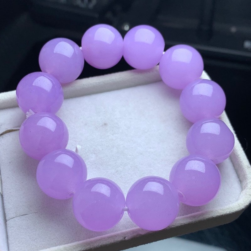 天然缅甸老坑翡翠冰种紫罗兰淡紫圆珠子手串手链珠串项链玉石配饰,珠宝/钻石/翡翠,手链/手串,淘宝优惠券,粉丝福利购,淘宝优惠卷