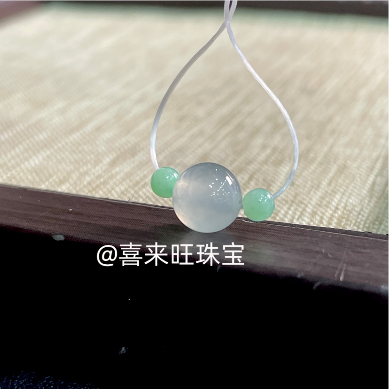 天然缅甸老坑翡翠冰种白冰高冰种圆珠子手串手链单颗散珠玉石配饰,珠宝/钻石/翡翠,手链/手串,淘宝优惠券,粉丝福利购,淘宝优惠卷